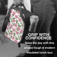 thumbnail image 6 of Lsque Rose Flowers Lunch Bag Lunch Box for Women Men Reusable Insulated Lunch Tote Bag,Leakproof Thermal Cooler Sack Food Handbags Case High Capacity, 6 of 9