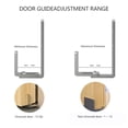 thumbnail image 4 of Minkissy 2pcs Stainless Steel Barn Door Guides for Improvement, 4 of 5