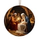 thumbnail image 1 of Ganfancp Decoración Navideña Árbol de Navidad Plano Estilo Retro Decoración Del Hogar Adornos para Coche Liquidación 1X Colgante de Navidad, 1 of 2