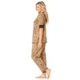 thumbnail image 3 of Dreams & Co. Plus Size Printed Henley PJ Set, 3 of 6