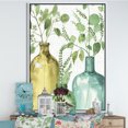 thumbnail image 3 of Feuilles Vertes Botaniques Mixtes IX - Toile Encadrée Style Cottage, 3 of 3