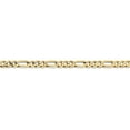 thumbnail image 2 of Auriga Fine Jewelry 14K Yellow Gold 4mm Open Figaro Chain Necklace 24inch for Women, 2 of 6