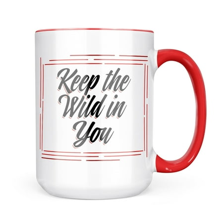 

Neonblond Vintage Lettering Keep the Wild in You Mug gift for Coffee Tea lovers