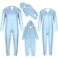 thumbnail image 5 of KANG Family Matching Hooded Zip Up clothes Baby Homewear Sleepwear Outfit For Parents And Kids, 5 of 7