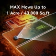 thumbnail image 3 of Neomow X 3D LiDAR Slam Mapping Robot Lawn Mower Perimeter Wireless for 1 Acre AI Vision Obstacle Avoidance with 4G, No RTK Antenna Required, App Control, GPS, IPX5, Anti-Theft, Queit, 3 of 12