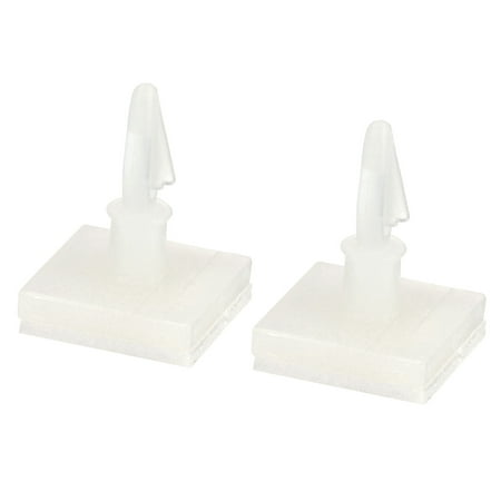 

Uxcell 0.31 Supporting Height Adhesive Standoff Reverse Mount Insulation Bracket White 50 Pack