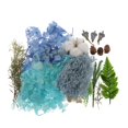 thumbnail image 1 of Flores prensadas secas reales Plantas naturales に 適用 Álbum de recortes, vela de bricolaje, fabricación de artesanías con colgante de joyería de resina Soledad flores de hojas secas naturales, 1 of 8