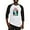 Black/White, variant on CafePress - Play Doh Mix It Up Baseball Jersey - Cotton Baseball Jersey, 3/4 Raglan Sleeve Shirt
