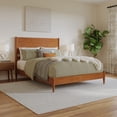 thumbnail image 1 of Lit Plateforme Bas en Bois Pasadena Grand Format, Couleur Caramel Pâle, 1 of 13