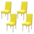 thumbnail image 1 of Fundas para sillas de comedor Fundas elásticas para sillas Fundas suaves para sillas Fundas para sillas para comedor Juego de 4, 1 of 5