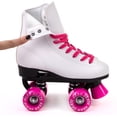 thumbnail image 5 of Cal 7 Soft Boot Roller Skate, Retro Fashion High Top Design in Faux Leather for Indoor & Outdoor (Purple, Men's 7 / Women's 8), 5 of 7