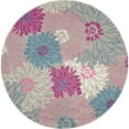 thumbnail image 2 of Nourison Passion Floral Grey 8' ROUND Area Rug, (8 Round), 2 of 8