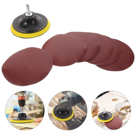 FRCOLOR  10 PCS Sanding Polishing Aluminum Oxide Sandpaper Practical Set