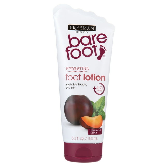 Freeman Bare Foot Peppermint & Plum Foot Lotion
