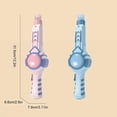 thumbnail image 3 of Rechargeable Smoke Bubble Machine Wand for Kids, Colorful Elastic Fog Bubble Maker with LED Lights & Bubble Water, Interactive Outdoor Party Toy for Ages 3+, 3 of 8
