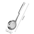 thumbnail image 6 of LShunze Stainless Steel Skimmer Strainer with Long Handle, Hot Pot Fat Skimmer Spoon Fine Mesh Food Strainer for Kitchen Baking Oil Filter Flour Sifter Foam, 6 of 8