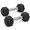 6 lb Pair-Single/Pair, variant on 8 lb Pair Single/Pair Hex Rubber Coated Cast Iron Exercise Dumbbells