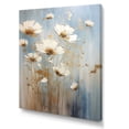 thumbnail image 2 of Designart "Elegant Beige Wildflower Splendor" Wildflowers Canvas Art Print, 2 of 7