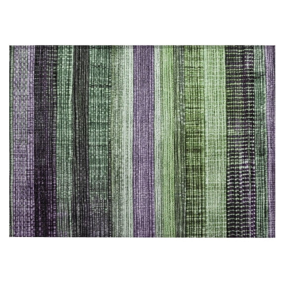 Dalyn Rugs Machine Washable Indoor/Outdoor Chantille Purple 1'8" x 2'6" Rug