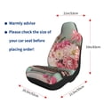 thumbnail image 5 of Cauagu Vintage Typewriter Floral Print Car Seat Covers,Universal Automotive Seat Covers Car Seat Protectors Easy to Install Car Cover Car Accessories Auto rucks Van & SUV-1, 5 of 9