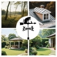 thumbnail image 2 of Weathervanes Weather Vane Metal Weather Vanes Roof Mount Cat And Weathervanes For The Garden Yard Yard Patio Card Slot Home Decor, 2 of 5