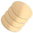thumbnail image 4 of Posavasos de Metal para bebidas, almohadillas de acero inoxidable para tazas de té, almohadillas de aislamiento térmico, 4 Uds., 4 of 7