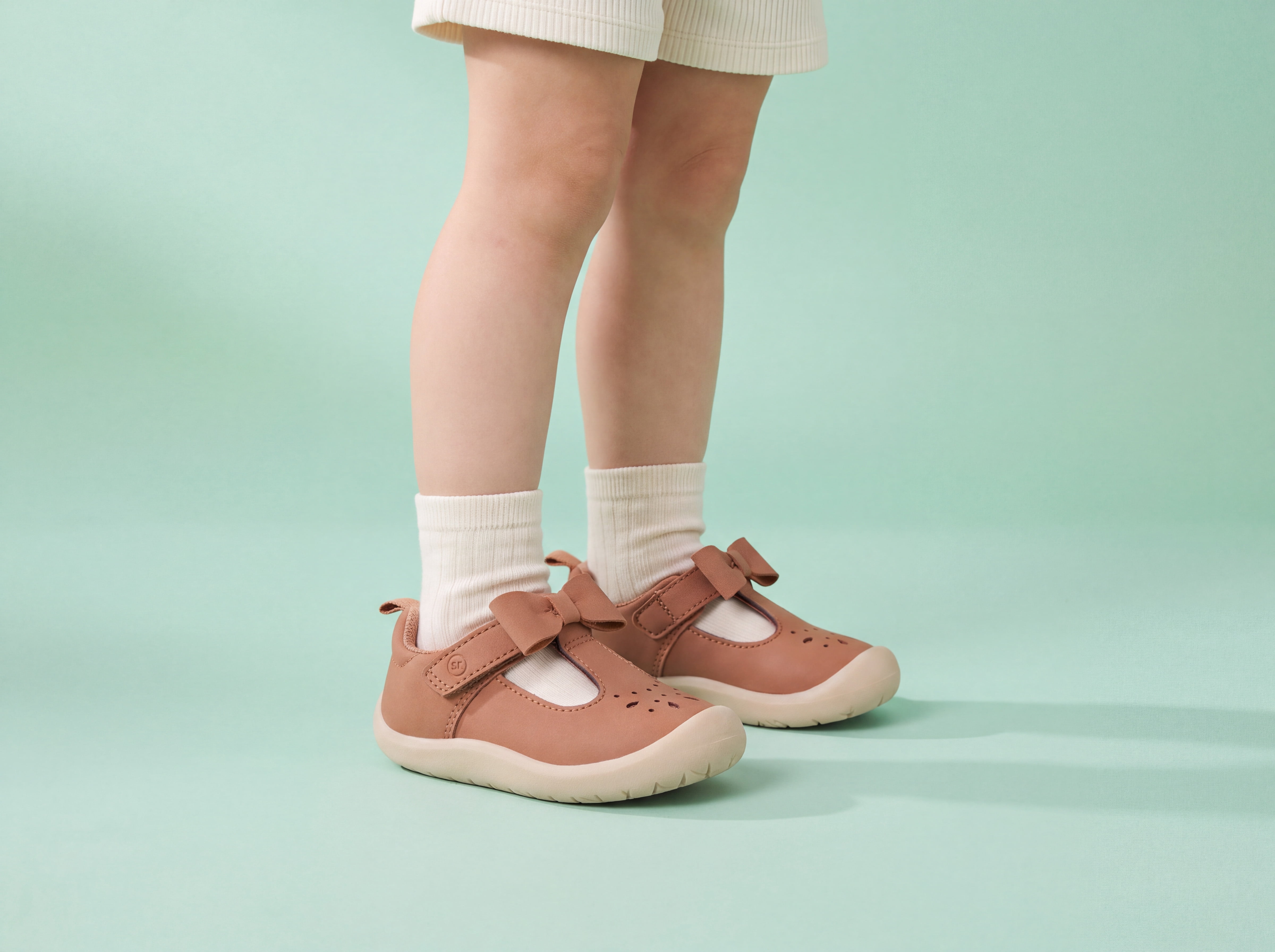 Munchkin by Stride Rite Baby Girl Peyson Bow T-Strap Dress Shoe