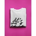thumbnail image 3 of Let's Start Sweatshirt Women -Image by Shutterstock, Female 3X-Large, 3 of 4