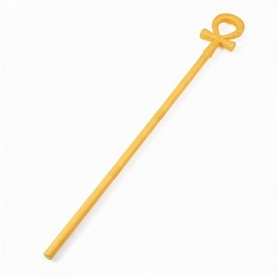 TABLZONE Golden Egyptian Cane Prop for Cosplay Party Dress Up and Costume Accessory