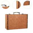 thumbnail image 2 of Caja de madera retro europea para guardar maquillaje de escritorio, elegante tesoro de madera. Caqui, 2 of 5