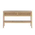 thumbnail image 3 of Brant House Talya 55.25x15" Console Moderne en Bois Naturel, 3 of 9