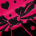 thumbnail image 5 of Manfei 3D Cartoon Bowknot Print Blackout Curtains Set of 2 (38x54 Each),Romantic Heart Pattern Living Room Curtains, 5 of 6