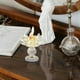thumbnail image 2 of Candelabro de flor de loto de cristal con base de vidrio, candelabro decorativo con pétalos de loto para decoración del hogar, habitación, centro de mesa de boda, 2 of 7