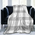 thumbnail image 2 of Throw Blanket 30x40 Inch,Plaid Tartan Square Flannel Soft Cozy Fluffy Throw Blankets and Warm Throws for Adults in Couch Sofa Bed 40x30 Inch, 2 of 4