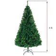 thumbnail image 7 of Canddidliike 6FT Christmas Tree Artificial Tree Xmas Tree with Metal Stand,1050 Branches for Holiday Decorations - Green, 7 of 7