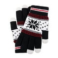 thumbnail image 4 of Skpblutn Glove Snowflake Printing , Creative And Able Mobile Phone With Screen , Thick And Adult Men'S And Women'S Knitted Warm Gloves Black One Size, 4 of 6