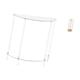 thumbnail image 5 of Mesita de noche de acrílico,Mesa auxiliar de acrílico transparente Mesa auxiliar transparente en capas,Porta pajitas,Dispensador de pajitas con soporte de acrílico para mostrador,Organizador, 5 of 8