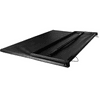 Ikon Motorsports Compatible with 99-18 Ford F-250 F-350 F-450 8ft/96in Bed Black Tri-fold Tonneau Cover