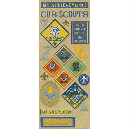 k&company cub scout images embossed stickers