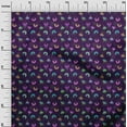 thumbnail image 3 of oneOone Cotton Cambric Purple Fabric Kids Safari Print Sewing Fabric By The Yard Printed Diy Clothing Sewing Supplies 42 Inch Wide, 3 of 4