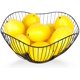 thumbnail image 1 of Estilo alto borde curvo moderno creativo elegante plato de un solo nivel, alambre de hierro de metal frutas verduras pan soporte decorativo cuencos para servir cesta titular (oro) Xemadio CZJJ-ZH75-1, 1 of 7