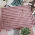 thumbnail image 5 of fenteer Rings Display Tray Ear Studs Organizer for Rings Studs Earrings Bedroom Home Pink, 5 of 8