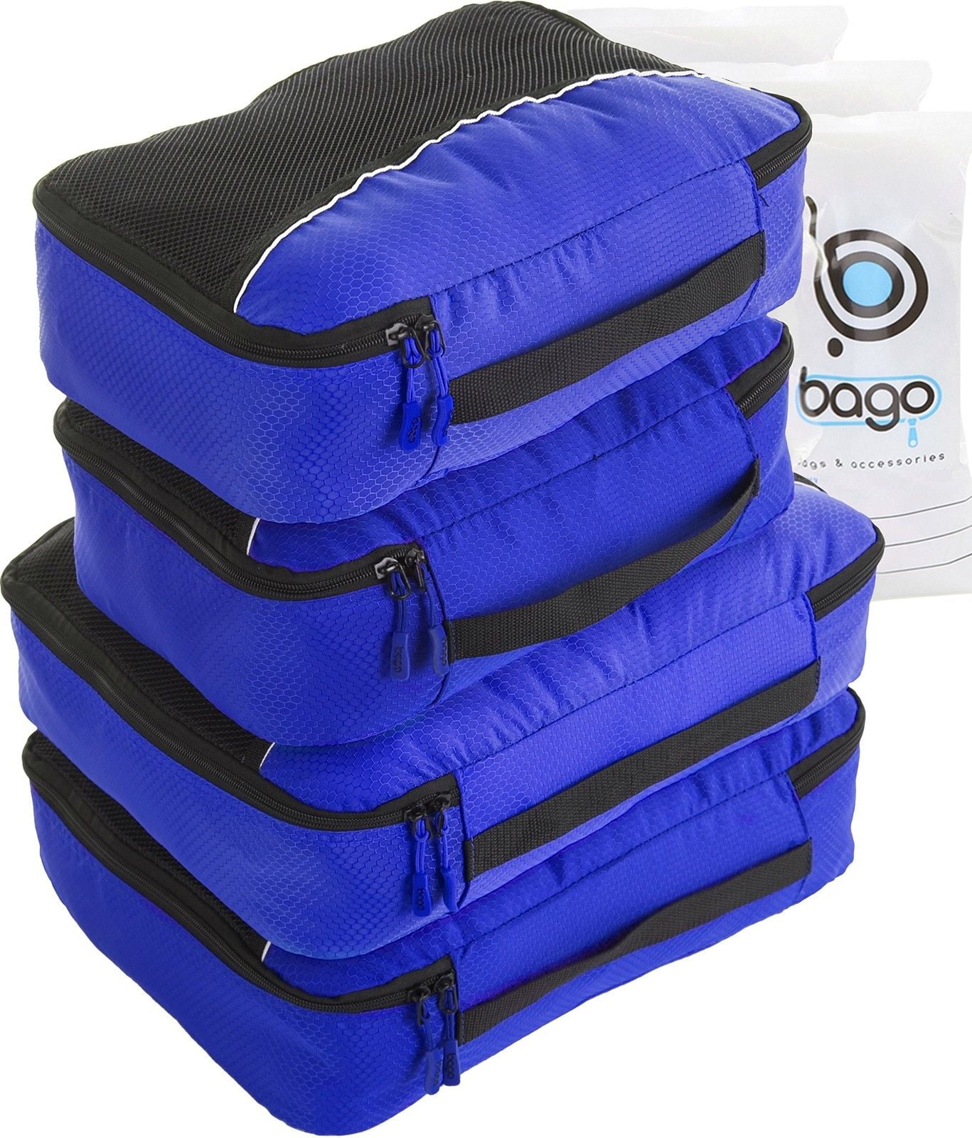 i Christmas Dog 3 Set Packing Cubes,2 Various Sizes Travel Luggage Packing Organizers