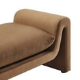 thumbnail image 5 of Modway Waverly Performance Velvet Bench in Brown, 5 of 8