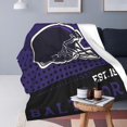 thumbnail image 3 of City Classic Football Blanket Football Decor Throw Blanket Football Fans Gifts Super Warm Soft Cozy Plush Lightweight Flannel Fleece Travel Bedding Blanket for Couch Kids Adults Women Man 50"X40", 3 of 6