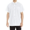 thumbnail image 3 of Multi-Pack Chef Code Men's Kitchen Basic Cook Shirt, White, 3XL, 3 of 4