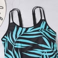 thumbnail image 4 of ibuvkizy Women Bikini Swim Top Tankinis Swimsuits for Women,Conservative Print Strappy Back Set Two Piece Swimsuits Swimdress Padded Swimsuit Tops Ladies Girls Summer, 4 of 7