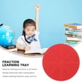 thumbnail image 5 of KAKOWELY Fraction Learning Tray 1 Set EVA Fraction Circles Children Fraction Learning Tray Educational Math Toys3.46"X3.46"X0.2", 5 of 5