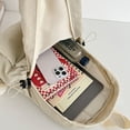 thumbnail image 2 of Mochila Con Cordón Nailon Gran Capacidad para Hombre Y Mujer (Beige), 2 of 6