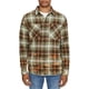 thumbnail image 1 of Elevenparis - Camisa con botones a cuadros salpicados para hombre liquen 2XL, 1 of 2